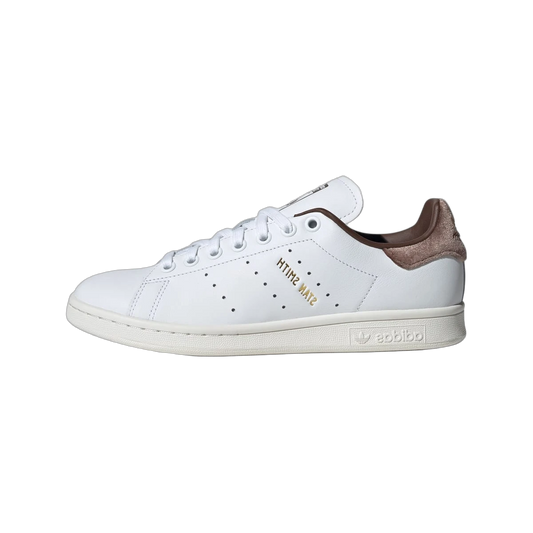 Overkicks - Adidas Stan Smith Cloud White Gold Metallic Brown (IF7003) - vista lateral