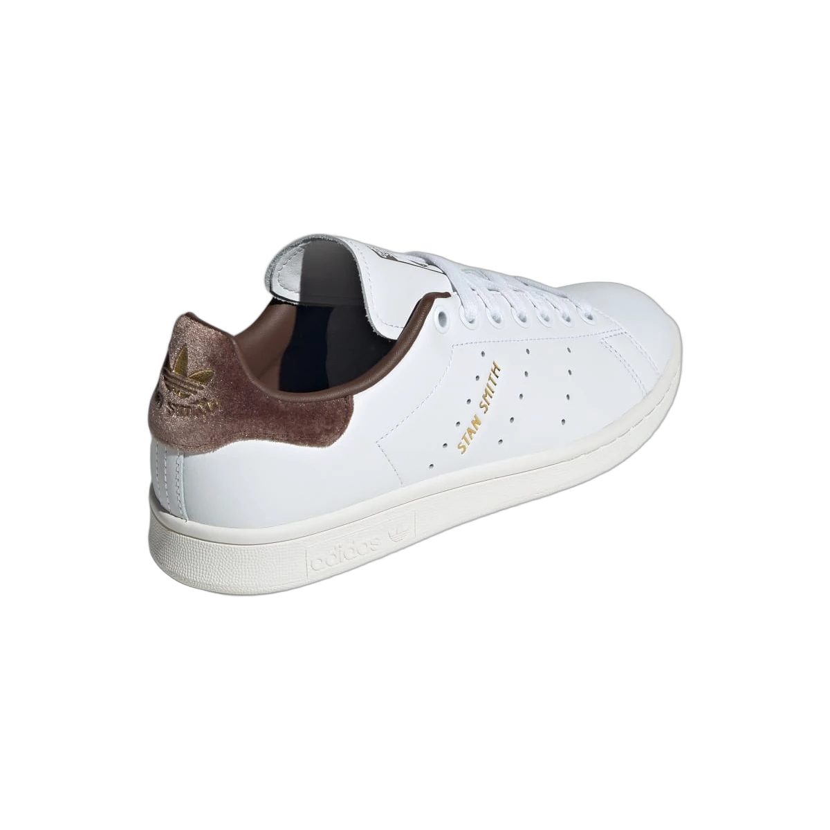 Overkicks - Adidas Stan Smith Cloud White Gold Metallic Brown (IF7003) - vista superior