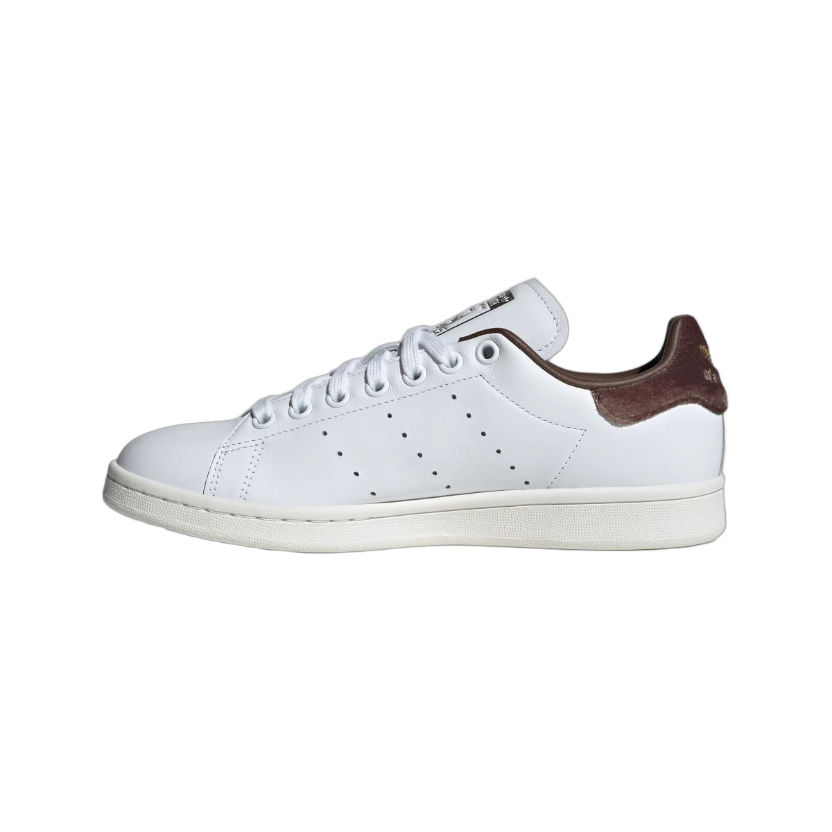 Overkicks - Adidas Stan Smith Cloud White Gold Metallic Brown (IF7003) - detalle talón