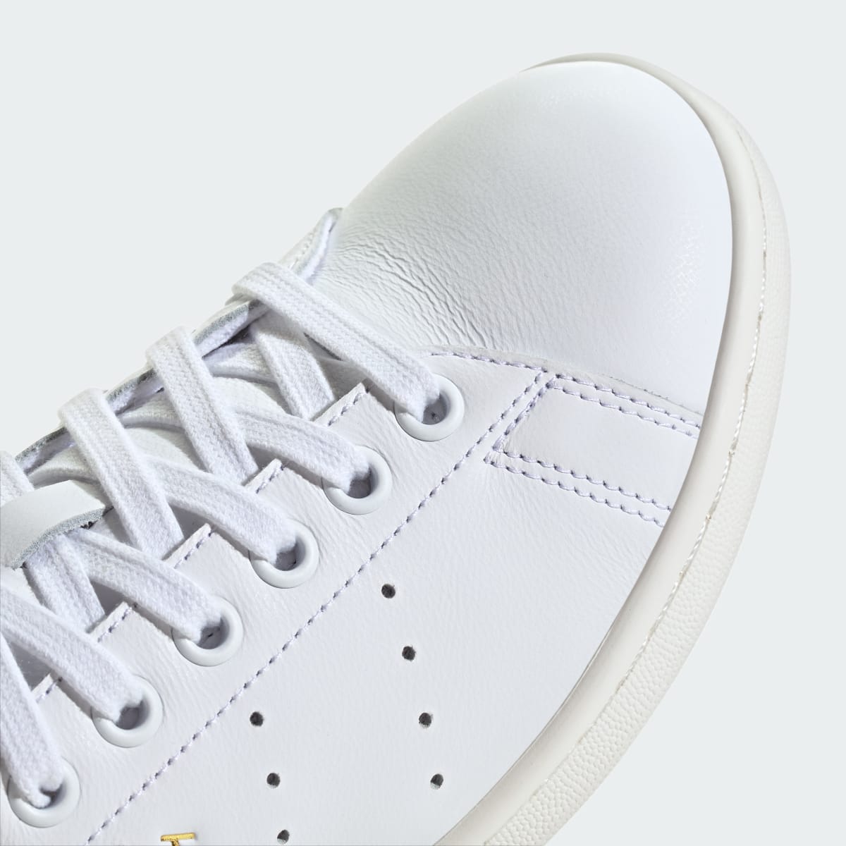 Overkicks - Adidas Stan Smith Cloud White Gold Metallic Brown (IF7003) - detalle