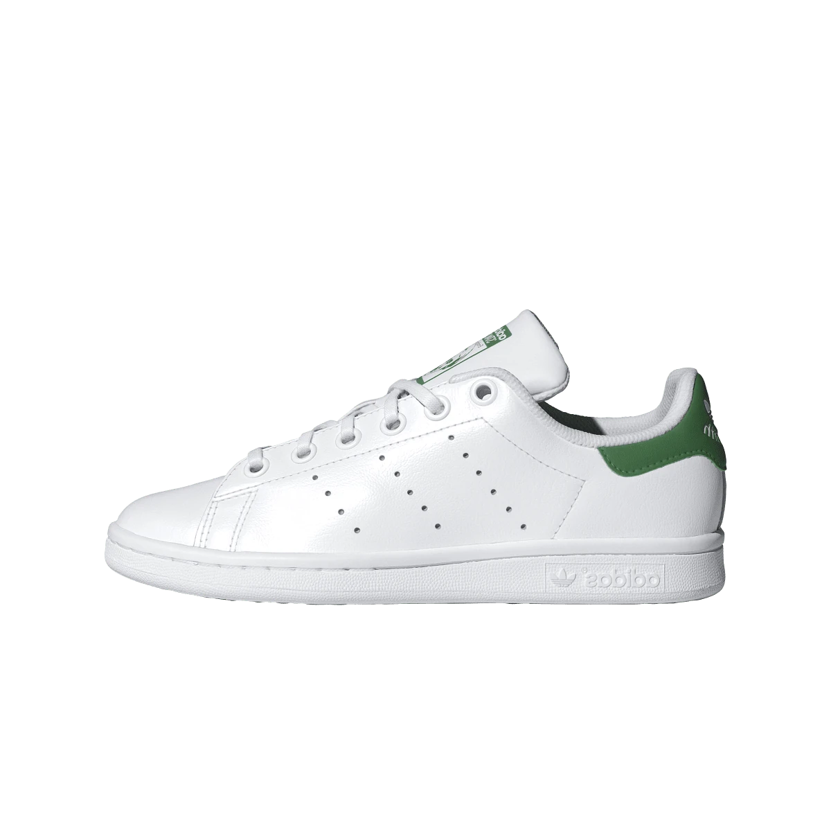 Overkicks - Adidas Stan Smith Cloud White Green (JP9710) - vista lateral