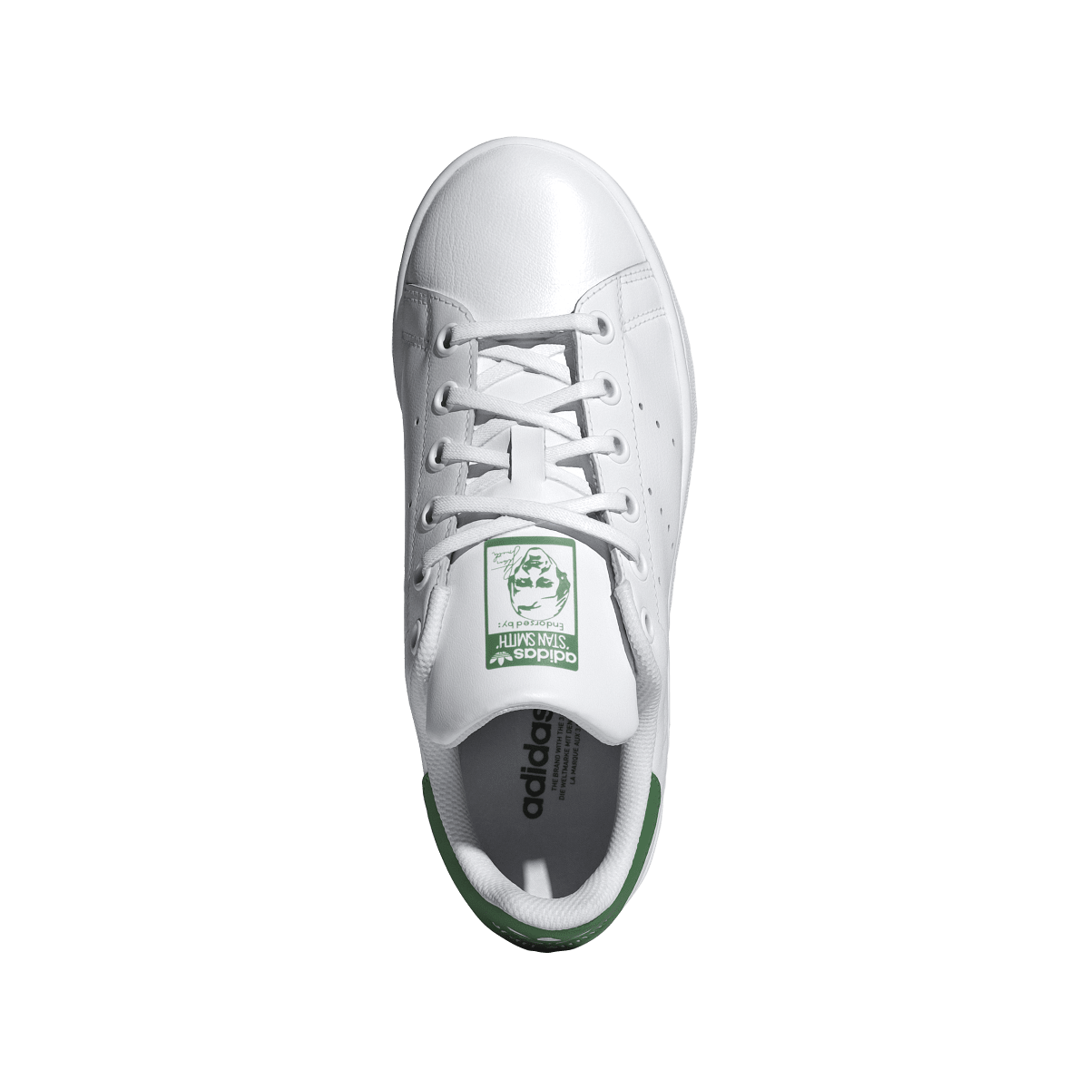 Overkicks - Adidas Stan Smith Cloud White Green (JP9710) - par completo