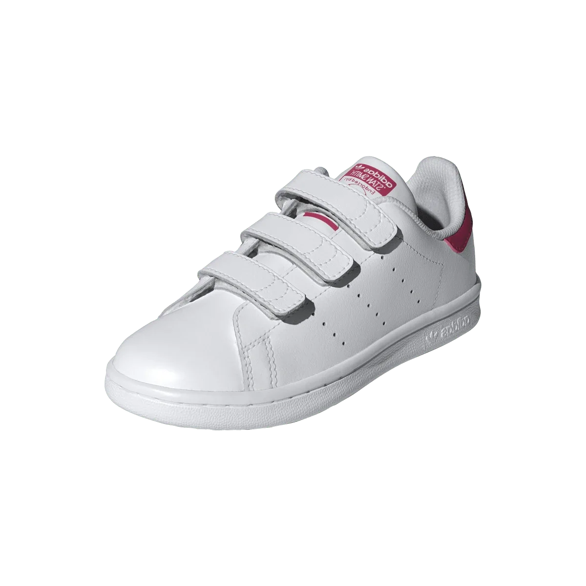 Overkicks - Adidas Stan Smith Comfort Closure Cloud White Bold Pink (PS) (JP9719) - imagen 2