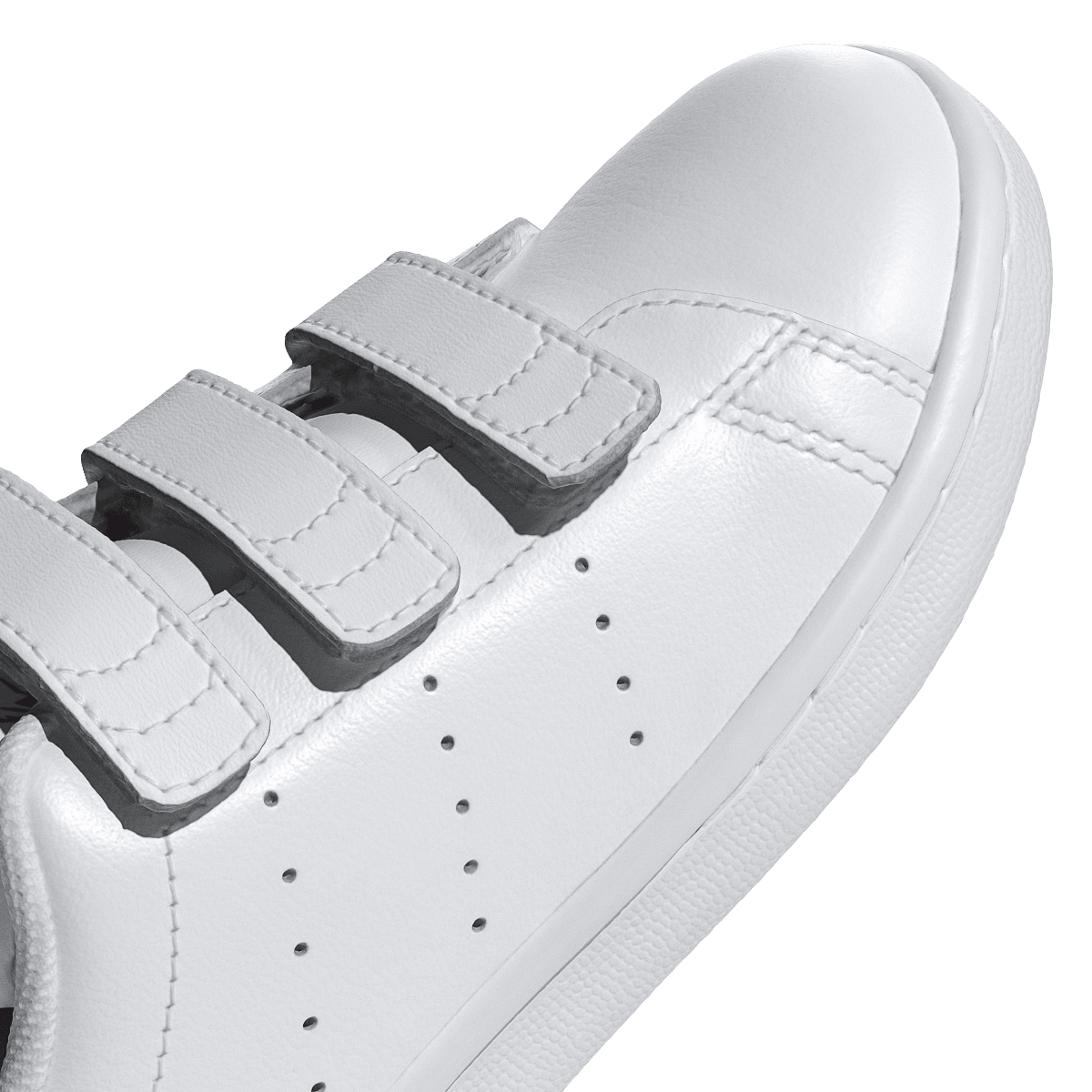 Overkicks - Adidas Stan Smith Comfort Closure Cloud White Bold Pink (PS) (JP9719) - imagen 7