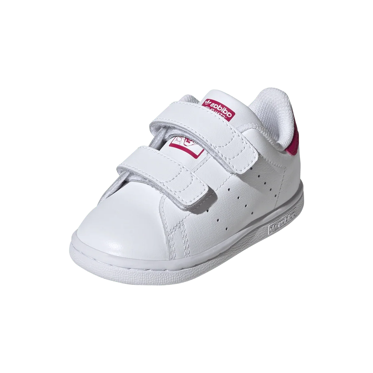 Overkicks - Adidas Stan Smith Comfort Closure Cloud White Bold Pink (TD) (JP9722) - imagen 2