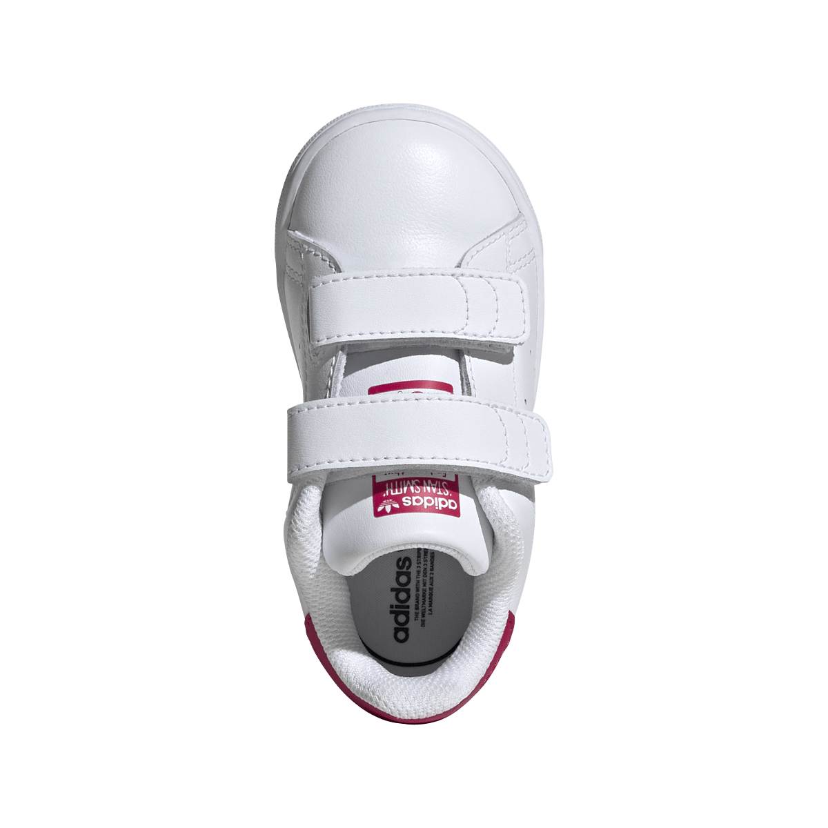 Overkicks - Adidas Stan Smith Comfort Closure Cloud White Bold Pink (TD) (JP9722) - imagen 3