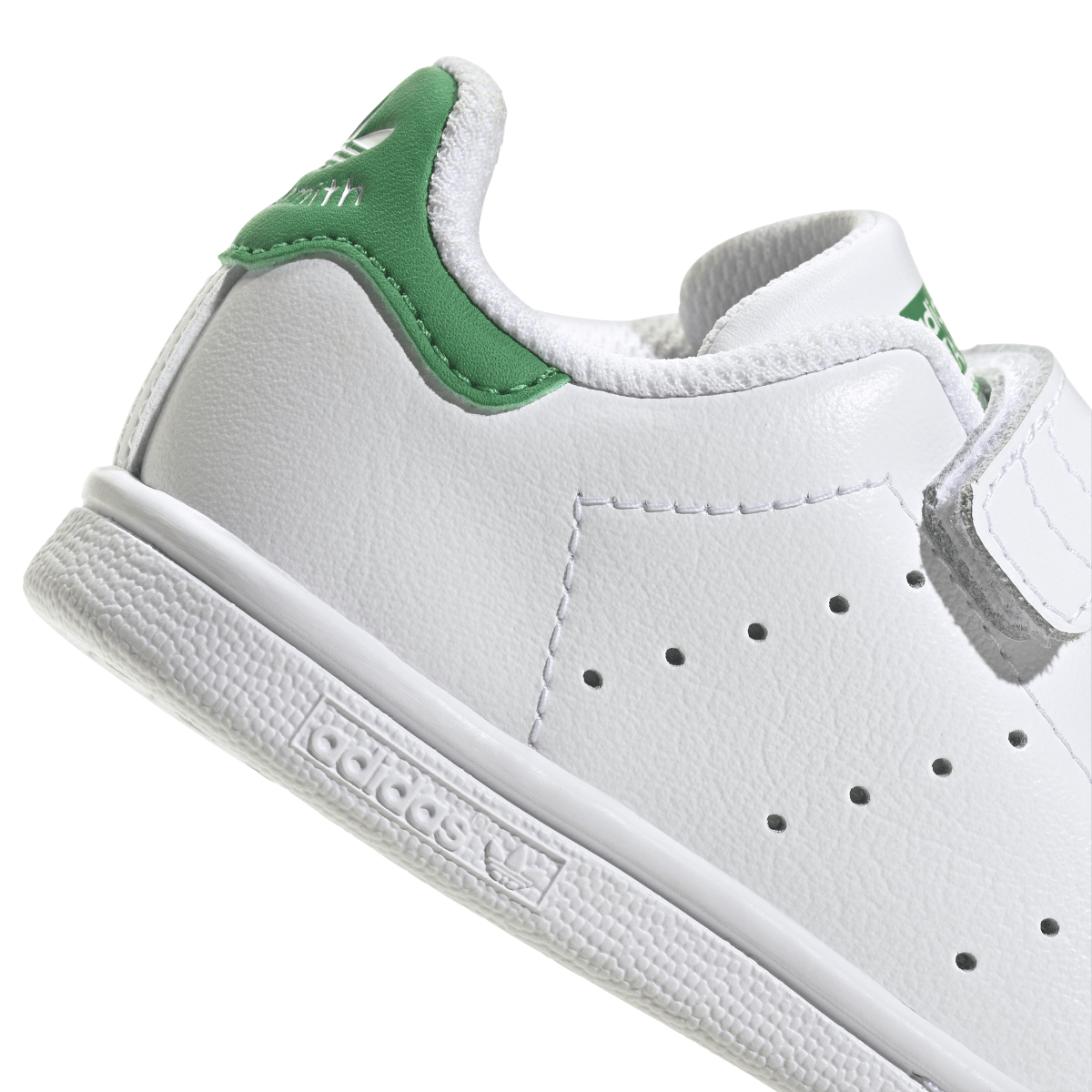 Overkicks - Adidas Stan Smith Comfort Closure Cloud White Green (TD) (JP9721) - imagen 7