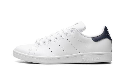 Overkicks - Adidas Stan Smith Core White New Navy (M20325) - vista lateral