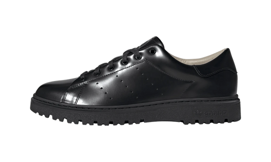 Overkicks - Adidas Stan Smith Freizeit Triple Black (JQ5838) - vista lateral