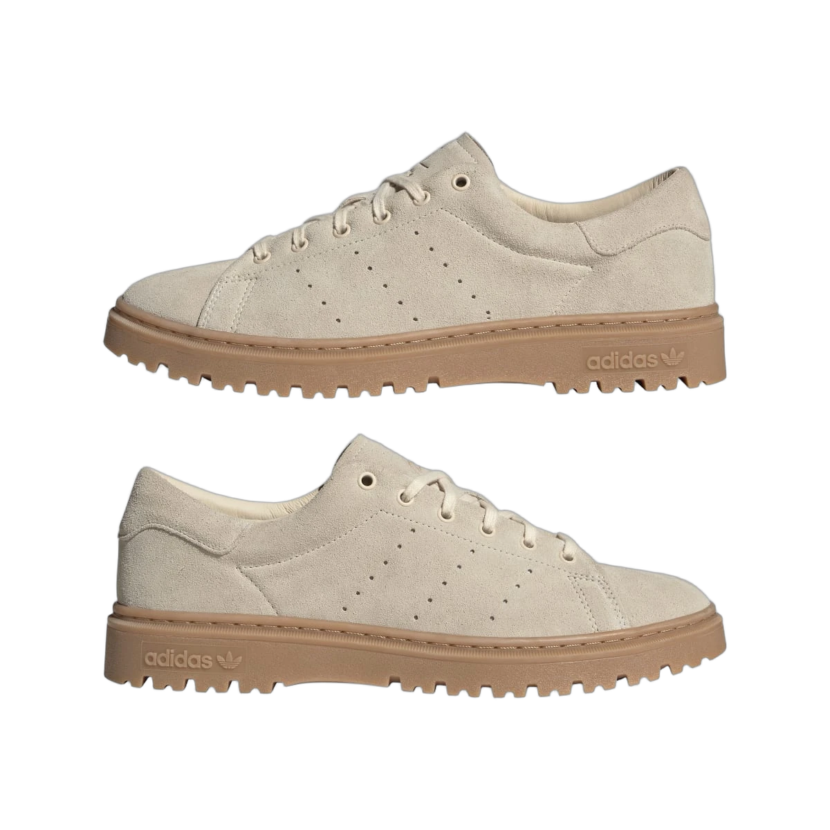 Overkicks - Adidas Stan Smith Freizeit Wonder White (JH7411) - detalle lateral interior