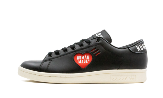 Overkicks - Adidas Stan Smith Human Made Black (FY0736) - vista lateral