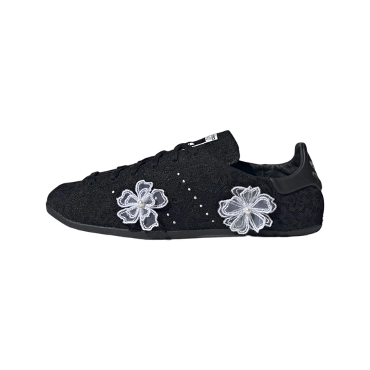 Overkicks - Adidas Stan Smith Lo Pro atmos Pink Black White Floral (JR4475) - vista lateral