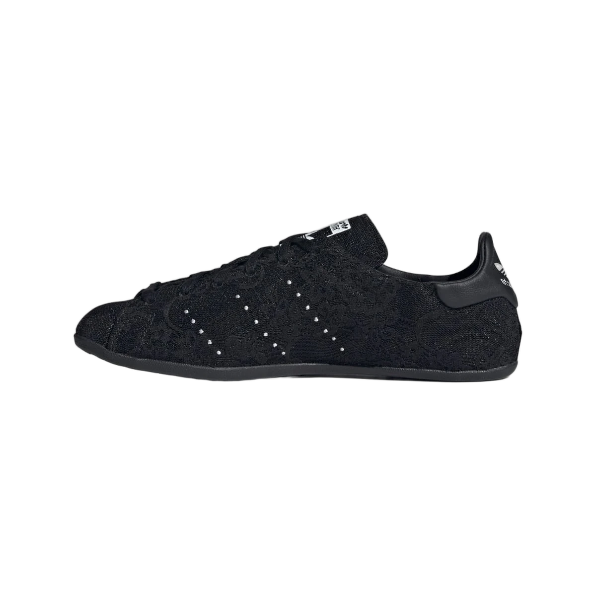 Overkicks - Adidas Stan Smith Lo Pro atmos Pink Black White Floral (JR4475) - detalle talón