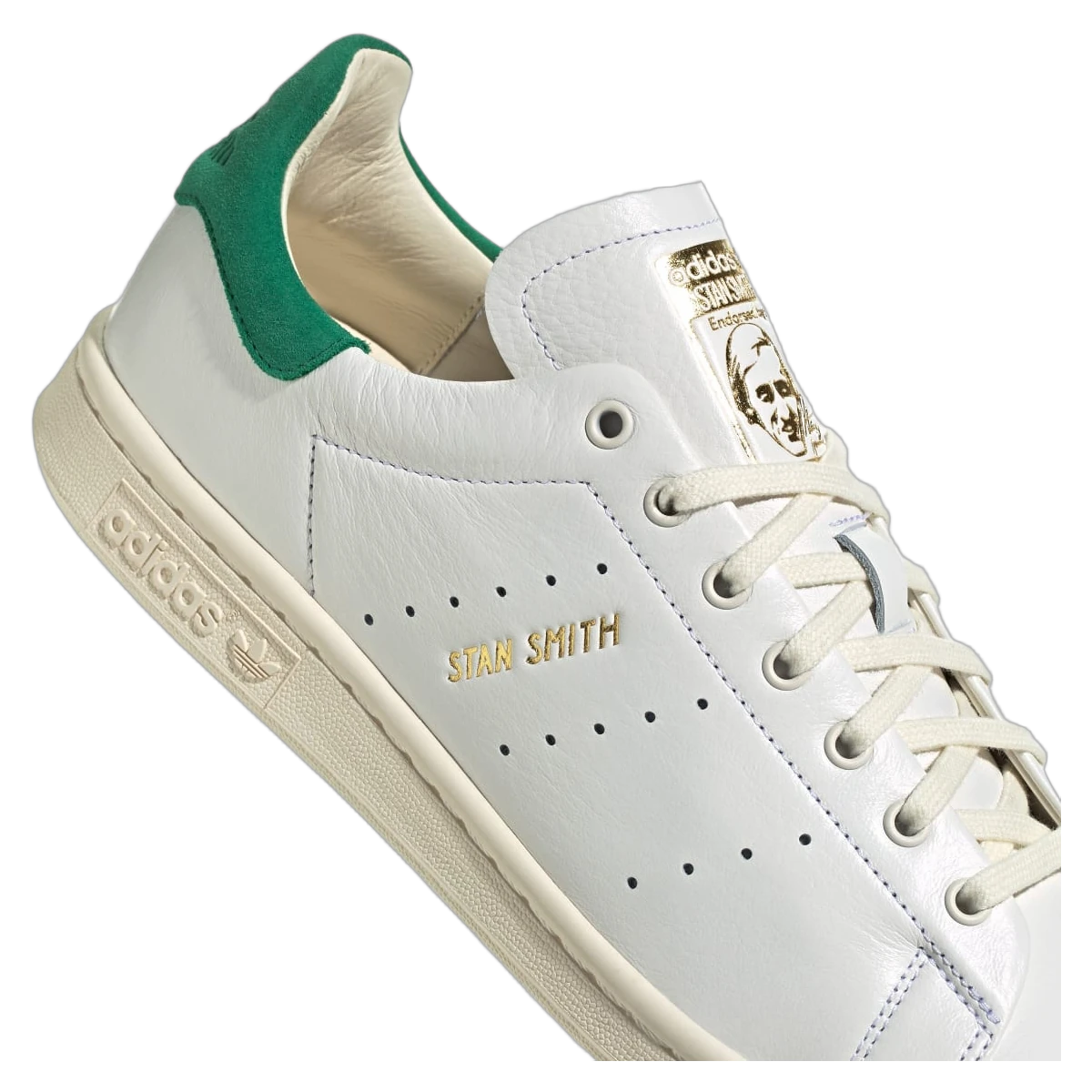 Overkicks - Adidas Stan Smith Lux White Green (IF8844) - detalle