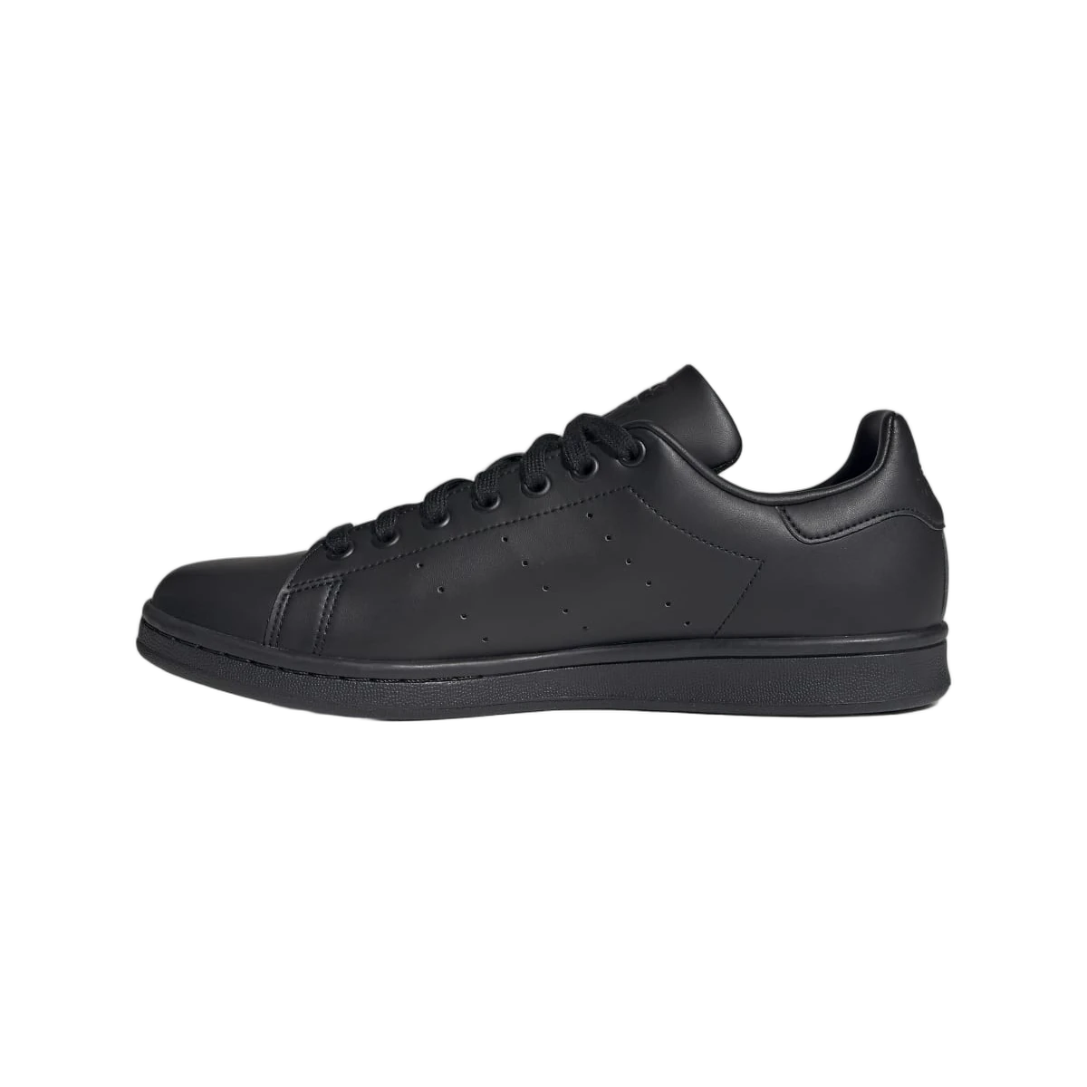 Overkicks - Adidas Stan Smith Primegreen Triple Black (FX5499) - detalle talón