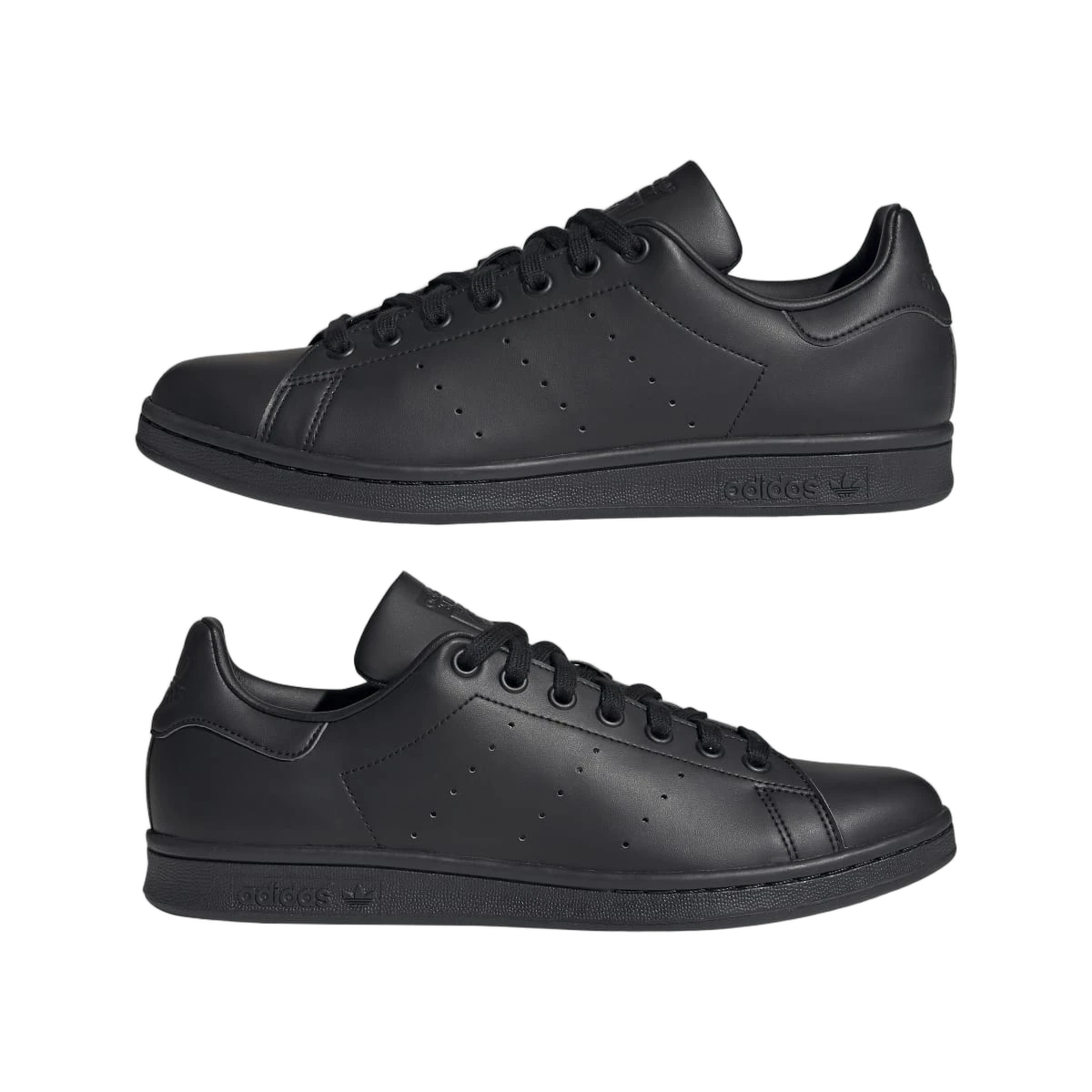Overkicks - Adidas Stan Smith Primegreen Triple Black (FX5499) - detalle lateral interior