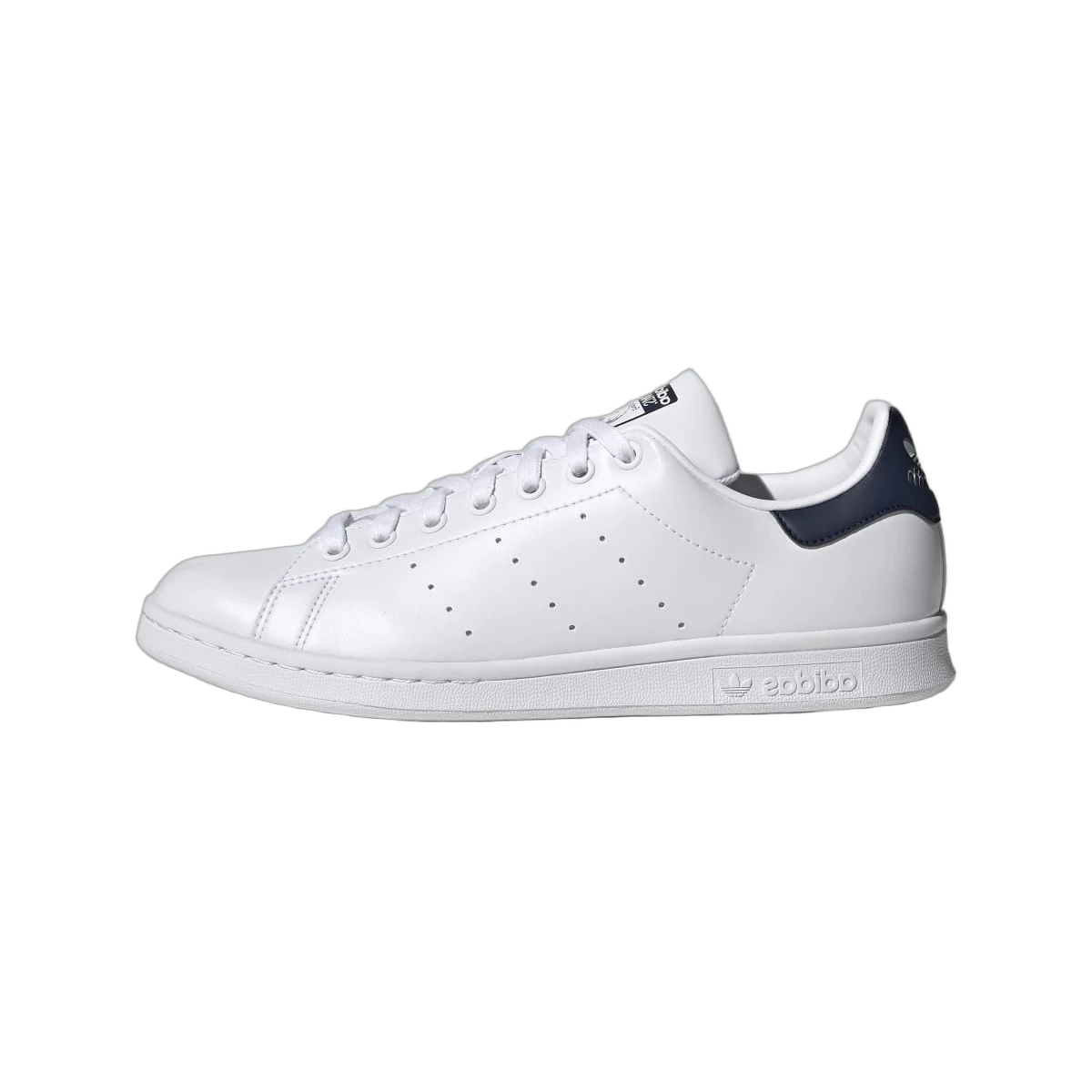 Overkicks - Adidas Stan Smith Primegreen White Collegiate Navy (FX5501) - vista lateral