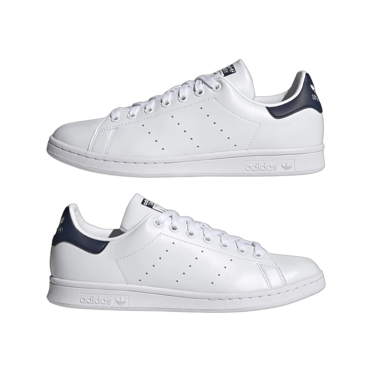 Overkicks - Adidas Stan Smith Primegreen White Collegiate Navy (FX5501) - detalle lateral interior