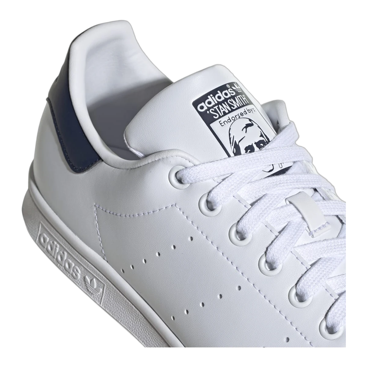 Overkicks - Adidas Stan Smith Primegreen White Collegiate Navy (FX5501) - detalle