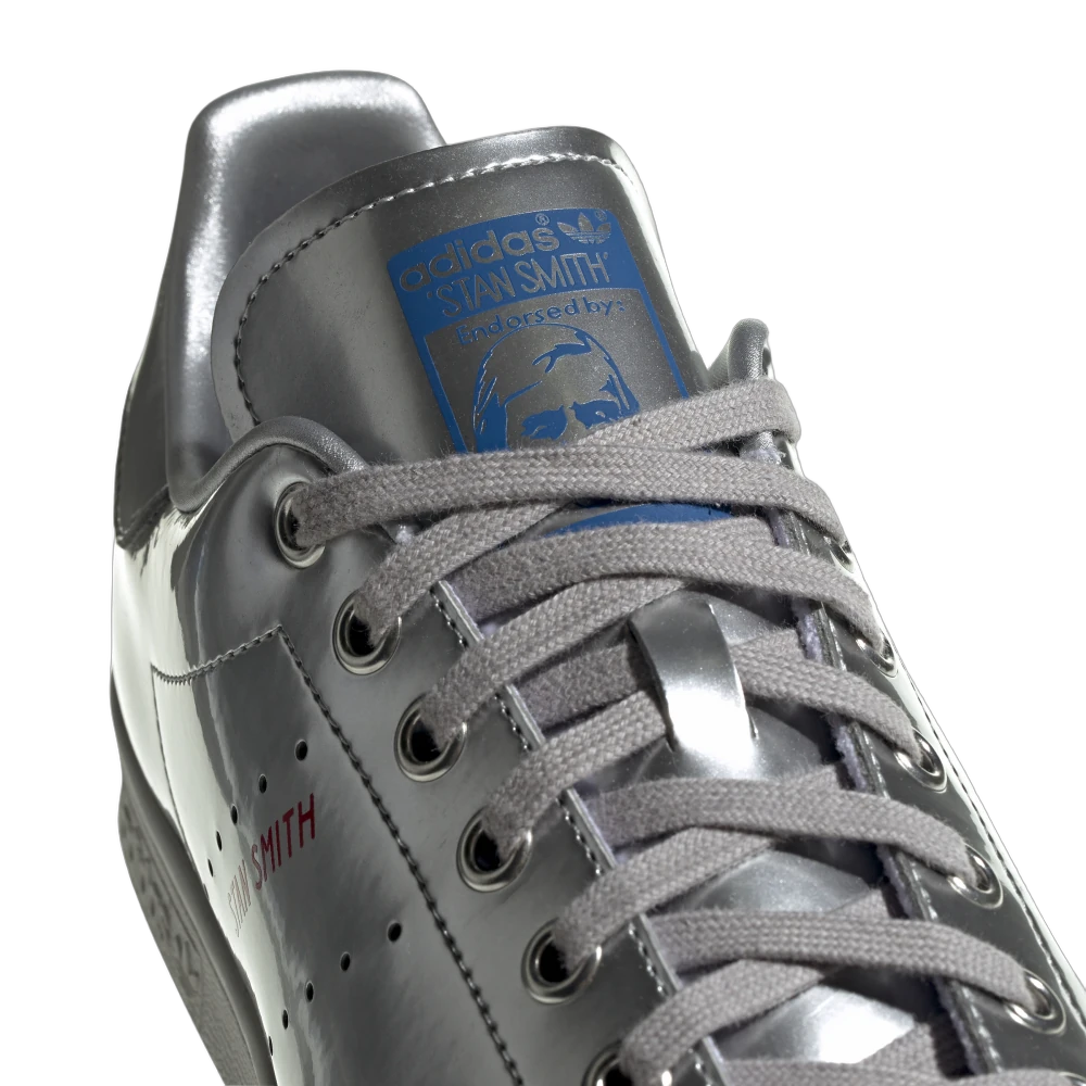 Overkicks - Adidas Stan Smith Silver Metallic (2019) (FW5363) - vista superior