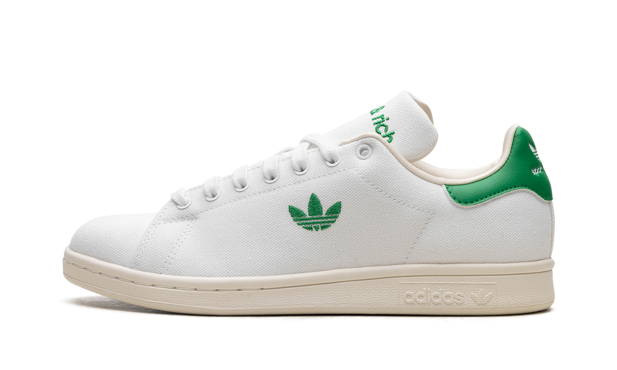 Overkicks - Adidas Stan Smith Sporty & Rich White Green (IF5658) - vista lateral