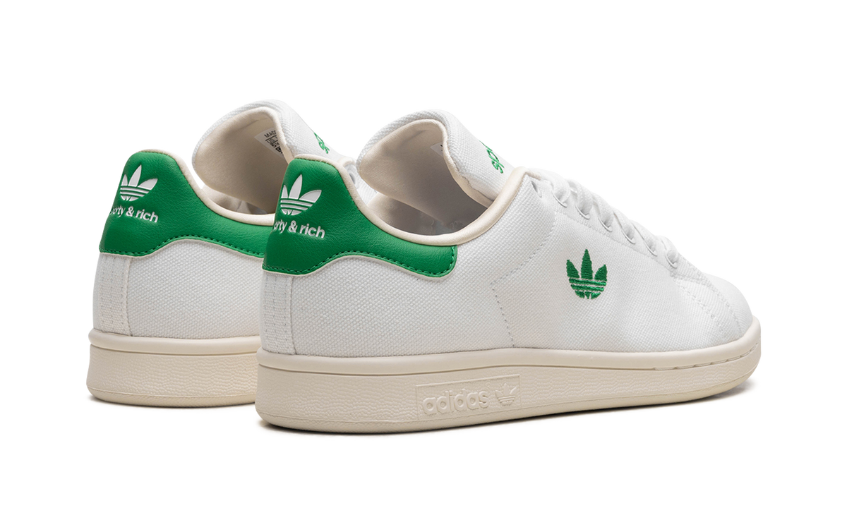 Overkicks - Adidas Stan Smith Sporty & Rich White Green (IF5658) - par completo