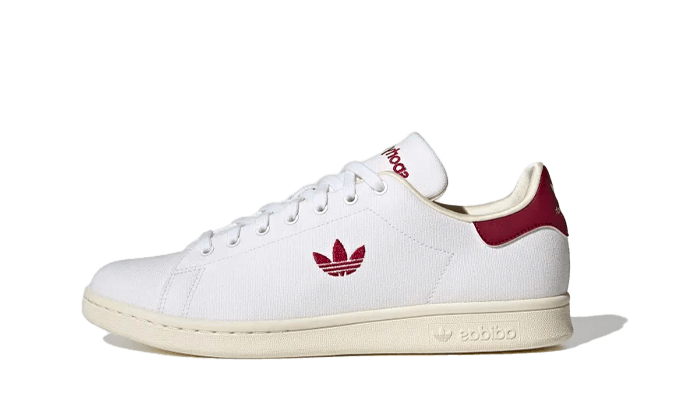 Overkicks - Adidas Stan Smith Sporty & Rich White Merlot (HQ6073) - vista lateral