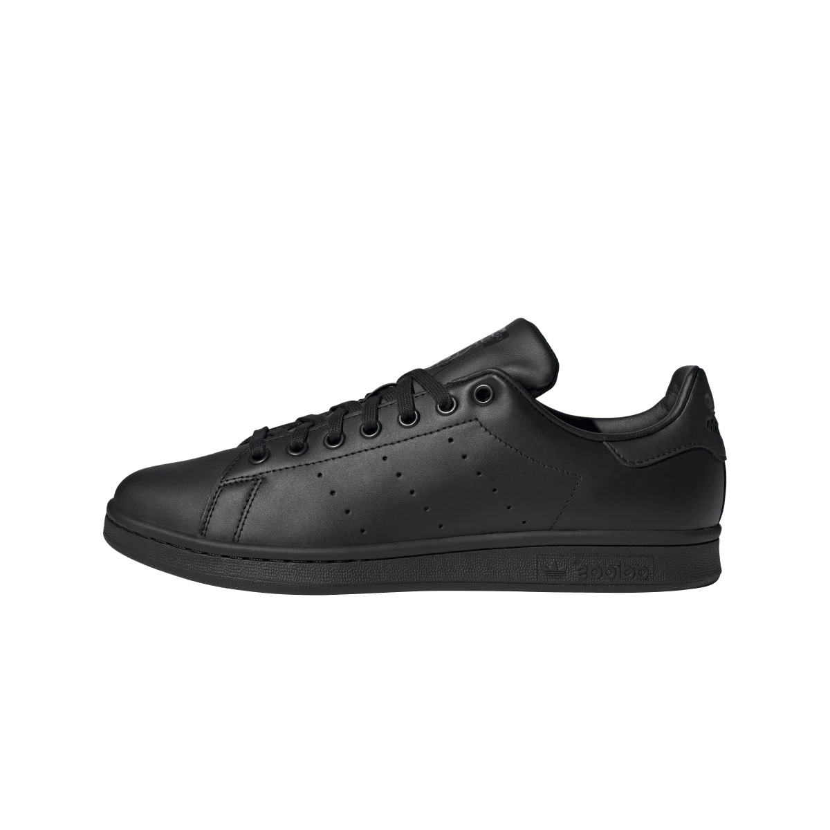 Overkicks - Adidas Stan Smith Triple Black (M20327) - vista lateral