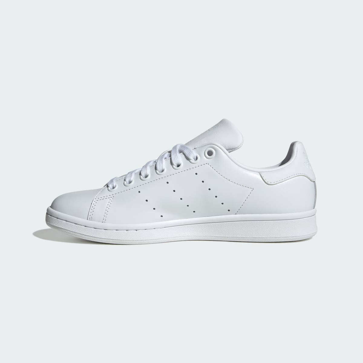 Overkicks - Adidas Stan Smith Triple White (LA6639) - detalle talón
