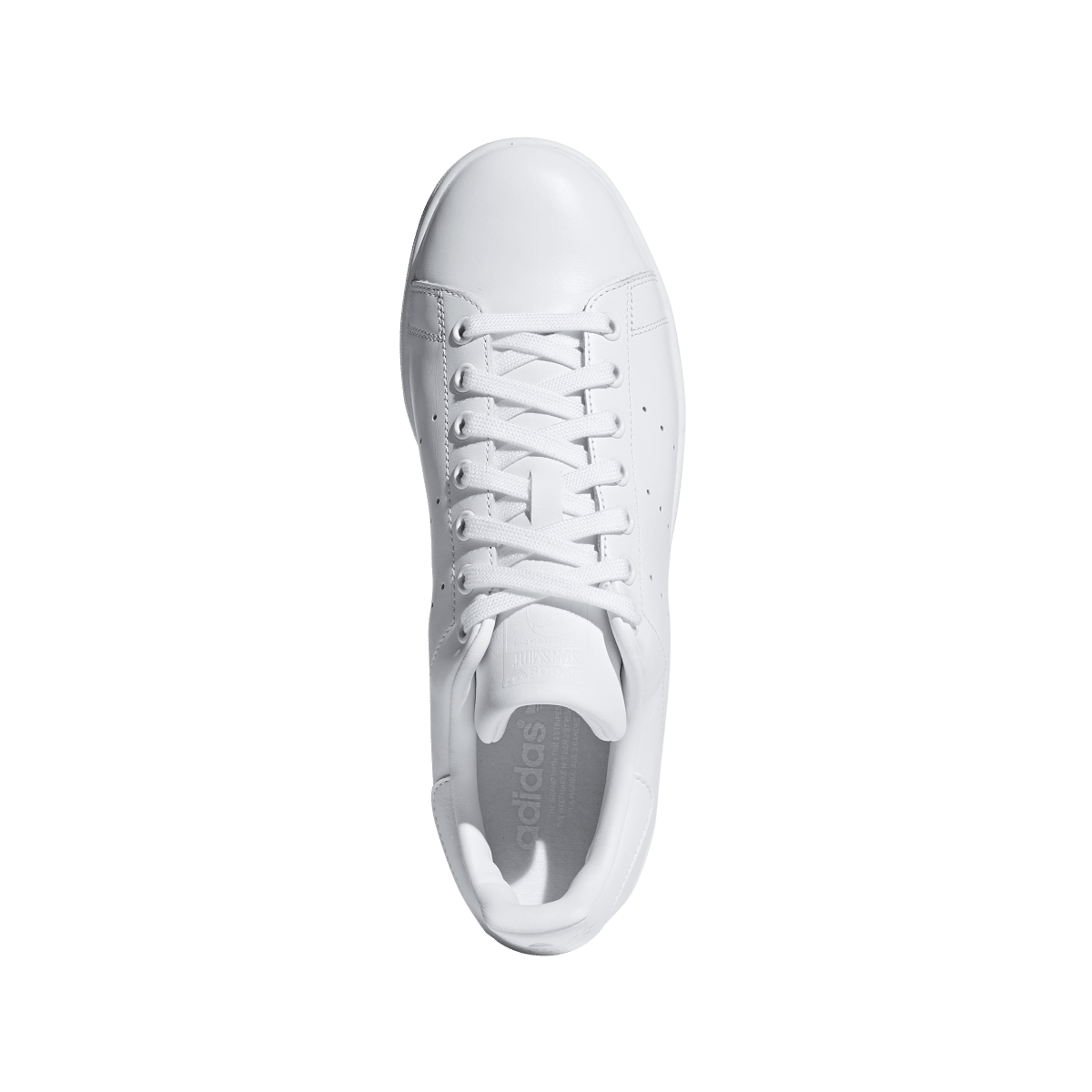 Overkicks - Adidas Stan Smith Triple White (S75104) - par completo