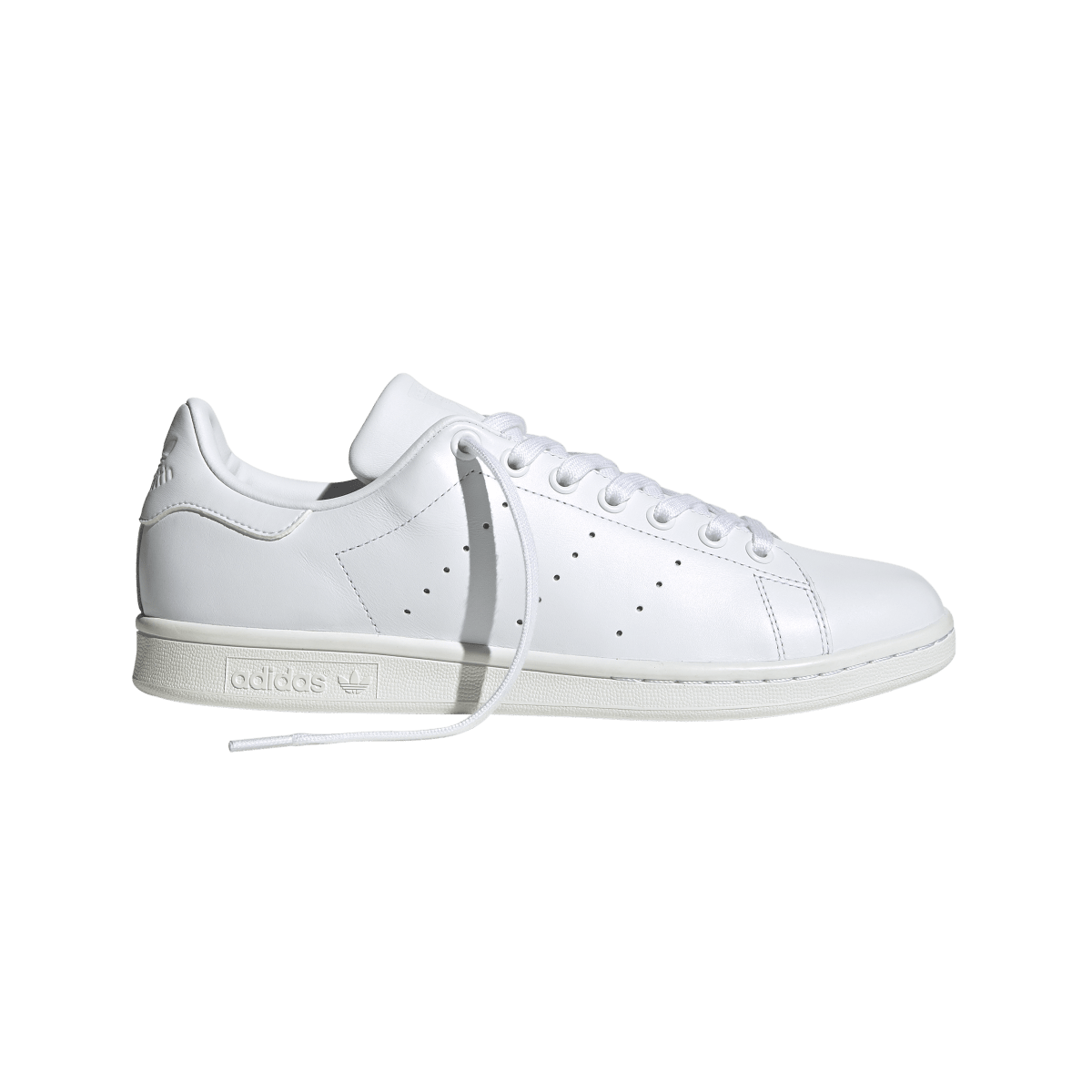 Overkicks - Adidas Stan Smith Triple White (S75104) - detalle lateral interior