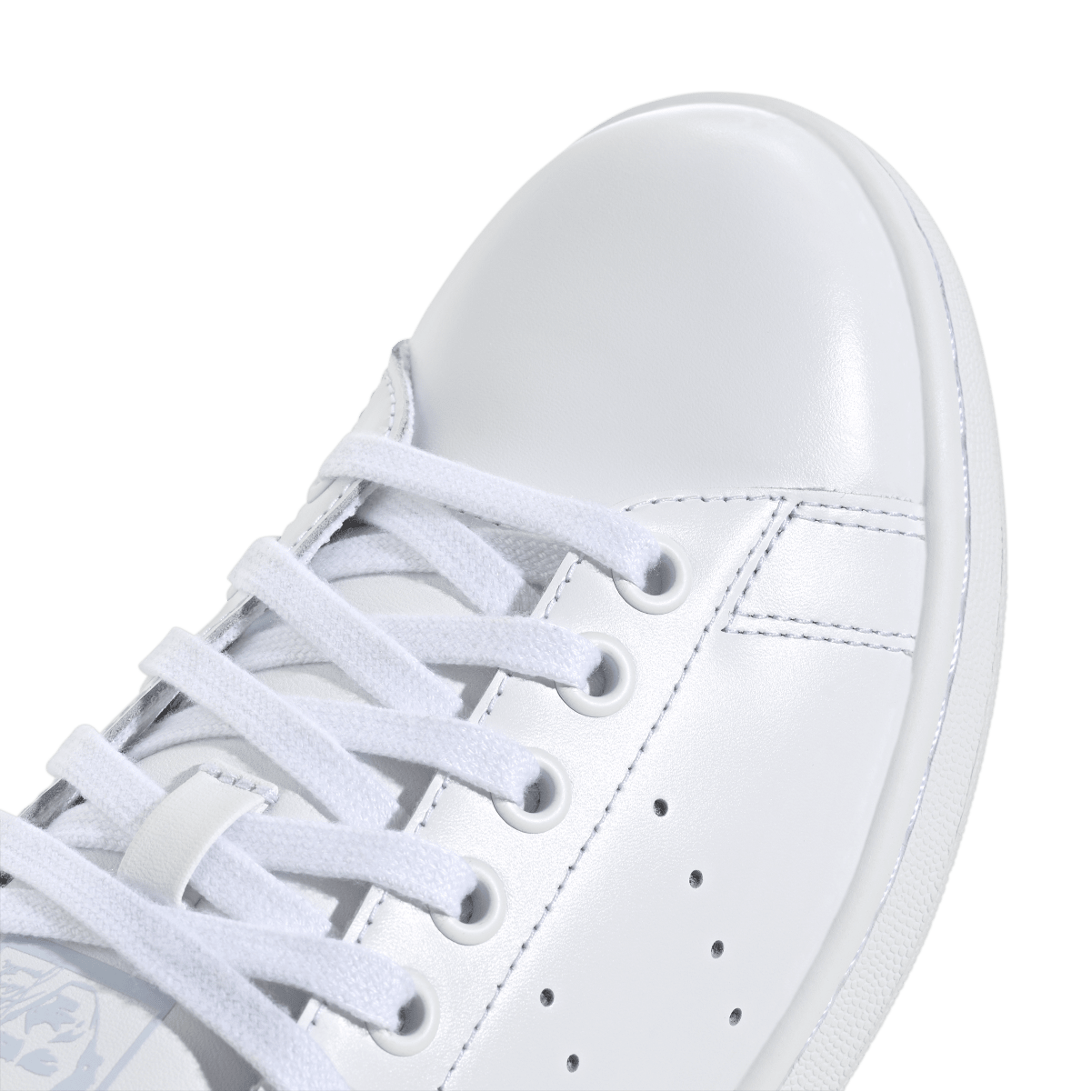 Overkicks - Adidas Stan Smith White Crystal Sky (LA6640) - detalle lateral interior