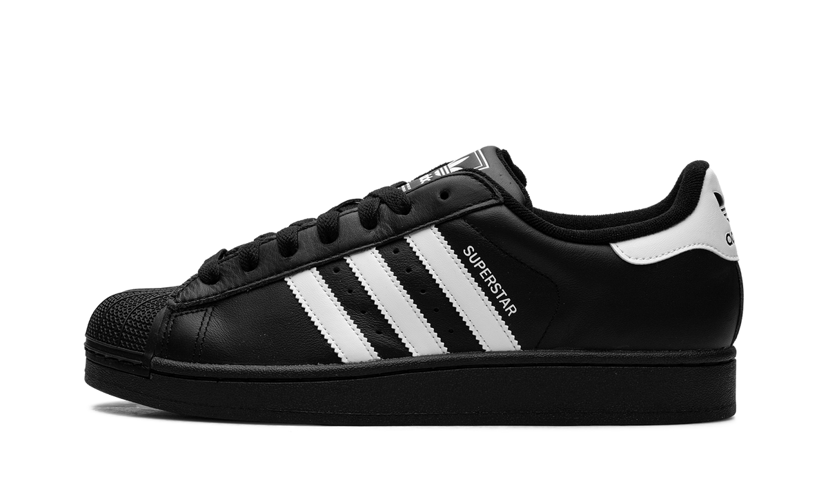 Overkicks - Adidas Superstar 2 Core Black Cloud White (JI0079) - vista lateral