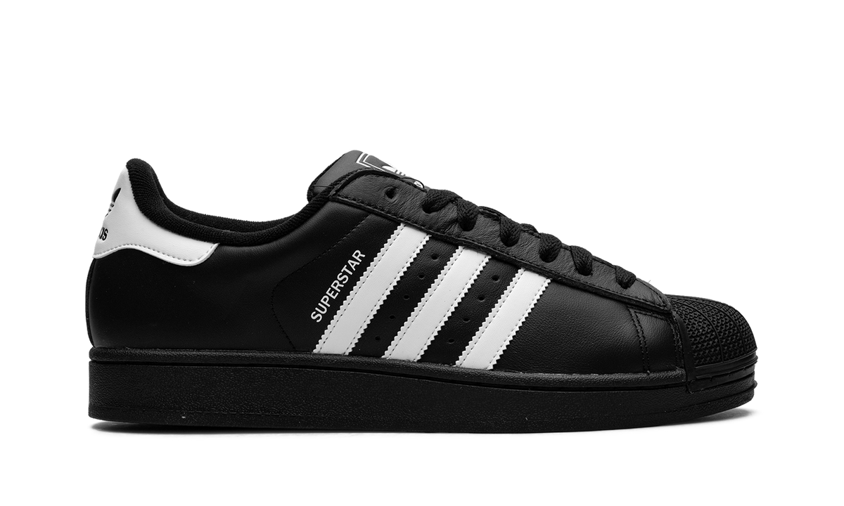 Overkicks - Adidas Superstar 2 Core Black Cloud White (JI0079) - detalle talón