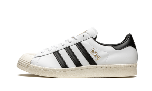 Overkicks - Adidas Superstar 80s Bape White Black (GZ8980) - vista lateral