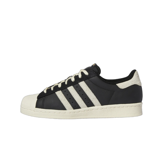 Overkicks - Adidas Superstar 82 Core Black Cream White (GY3428) - vista lateral