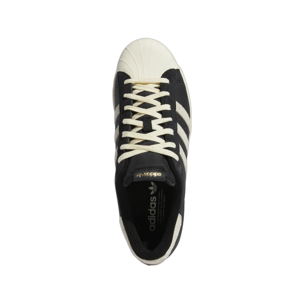 Overkicks - Adidas Superstar 82 Core Black Cream White (GY3428) - par completo
