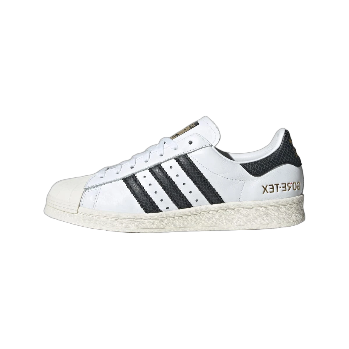 Overkicks - Adidas Superstar 82 Gore-Tex atmos White Black (JR7446) - vista lateral