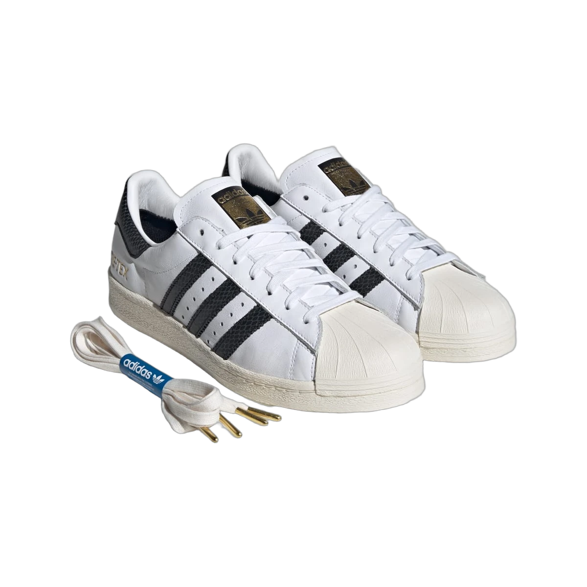 Overkicks - Adidas Superstar 82 Gore-Tex atmos White Black (JR7446) - detalle lateral interior