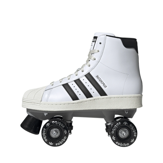 Overkicks - Adidas Superstar 82 Skate White Black Off White (JS4038) - vista lateral