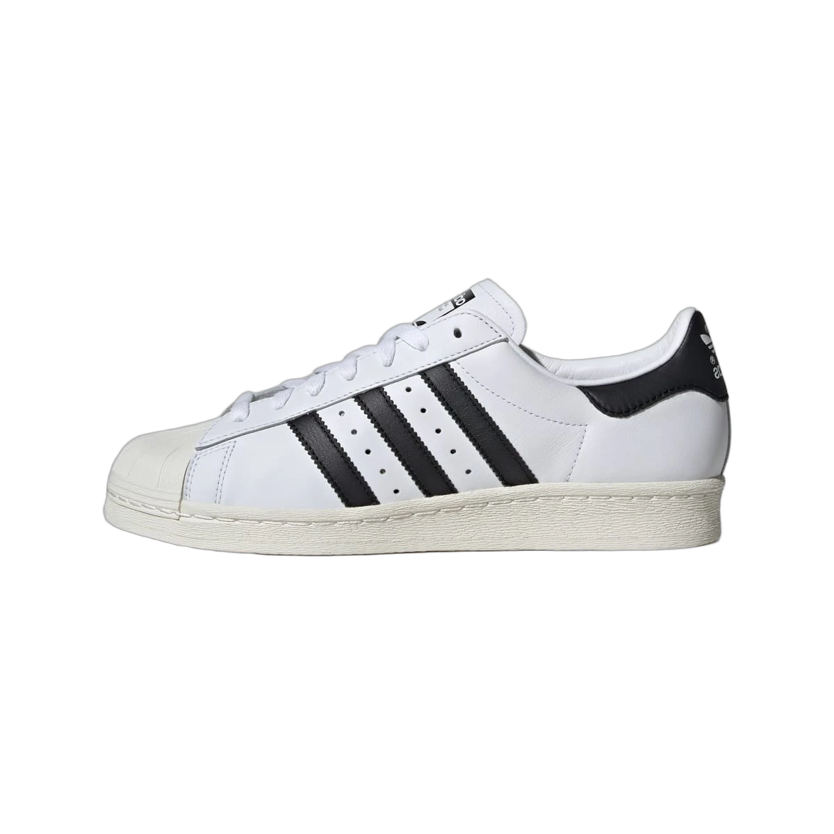 Overkicks - Adidas Superstar 82 White Core Black (JI2025) - vista lateral