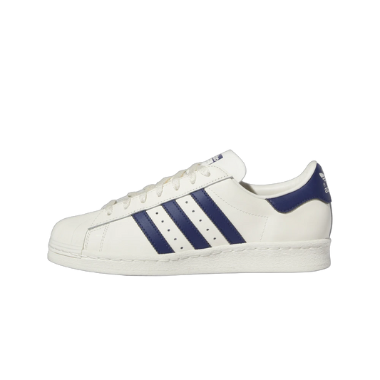 Overkicks - Adidas Superstar 82 White Dark Blue (GZ1537) - vista lateral