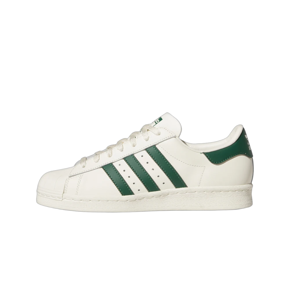 Overkicks - Adidas Superstar 82 White Dark Green (GW6011) - vista lateral