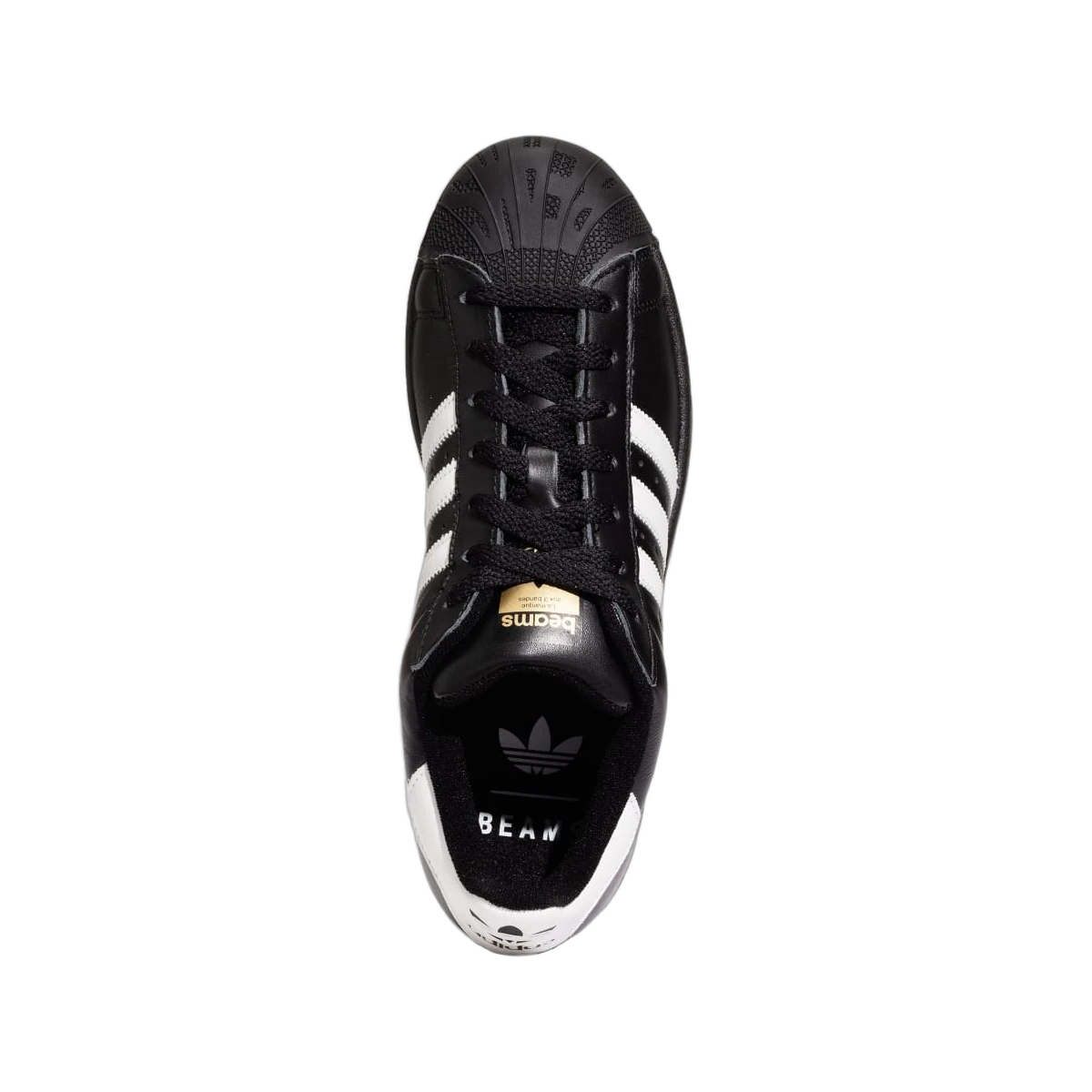 Overkicks - Adidas Superstar Beams Black White (JR6484) - par completo