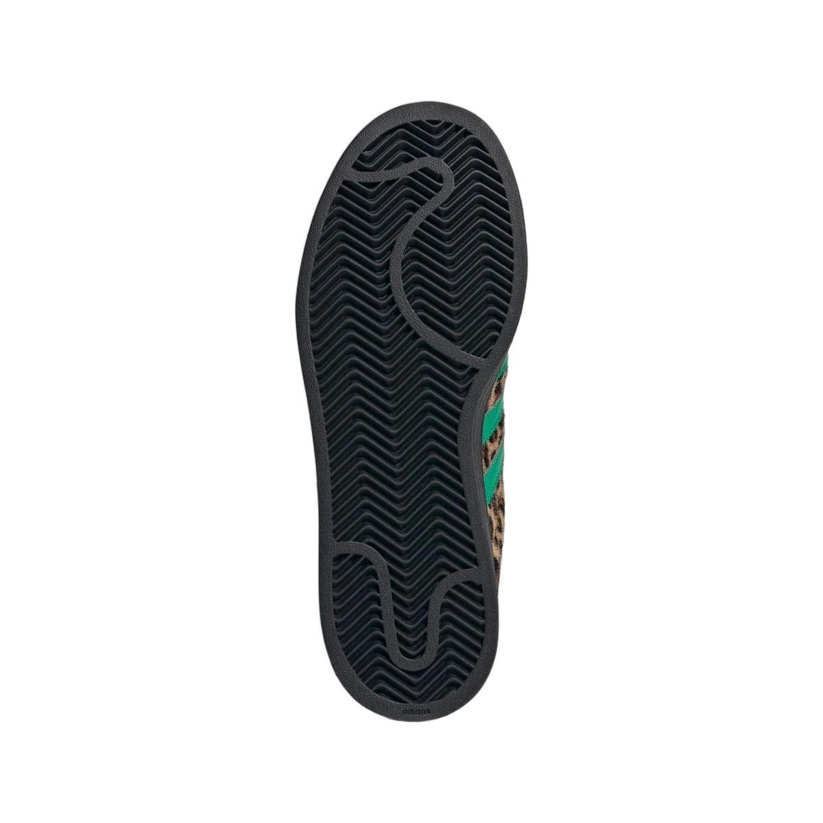 Overkicks - Adidas Superstar Black Green Leopard (JP8165) - par completo