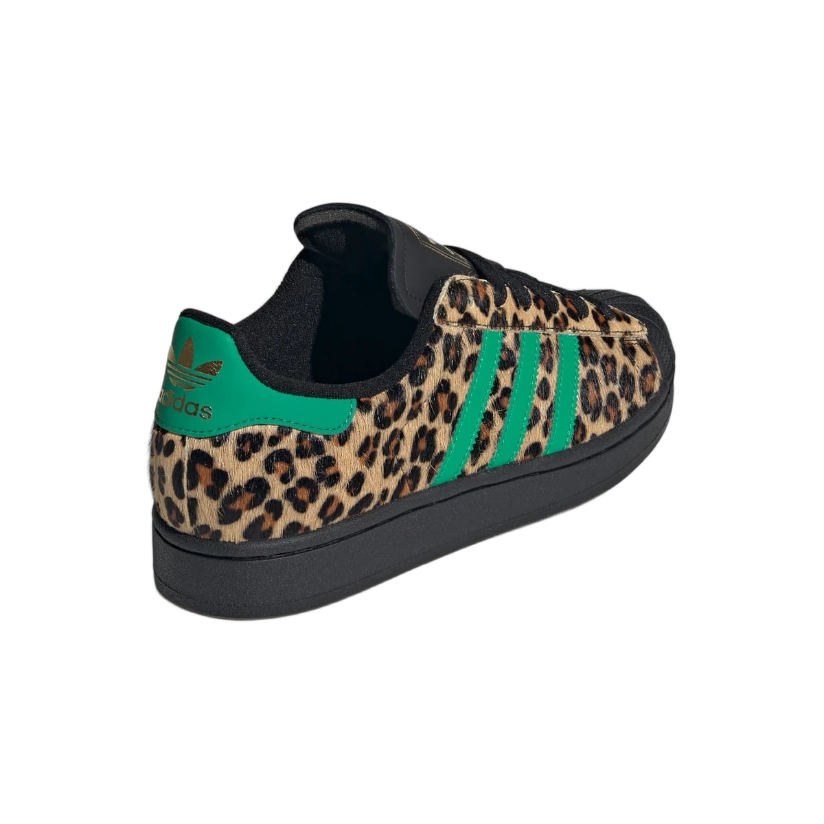Overkicks - Adidas Superstar Black Green Leopard (JP8165) - vista superior