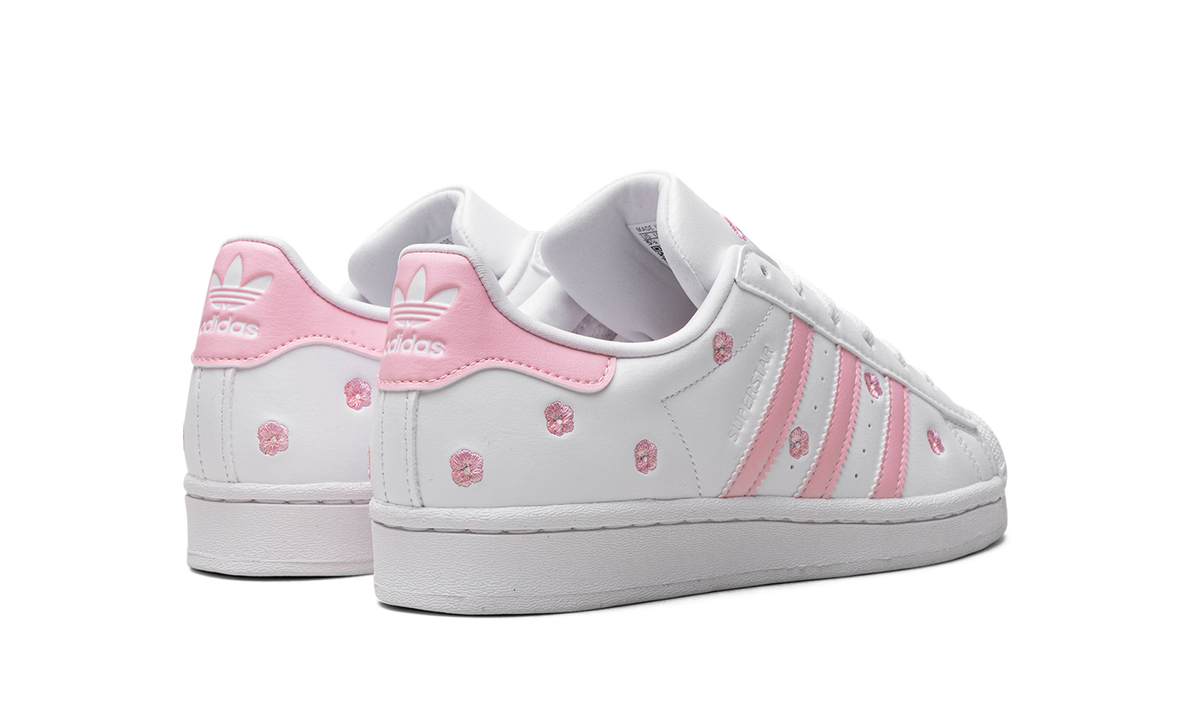 Overkicks - Adidas Superstar Cloud White Clear Pink (IG7015) - par completo