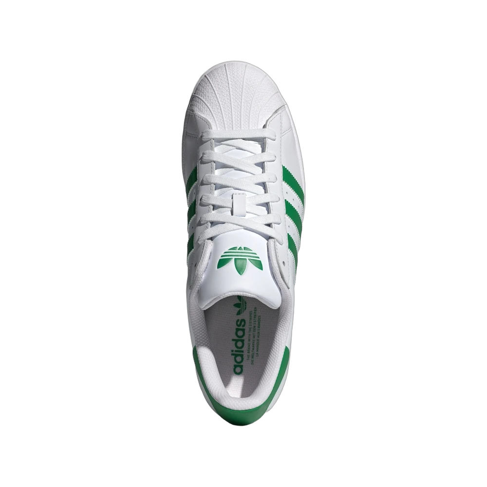 Overkicks - Adidas Superstar Cloud White Green (IE9047) - par completo