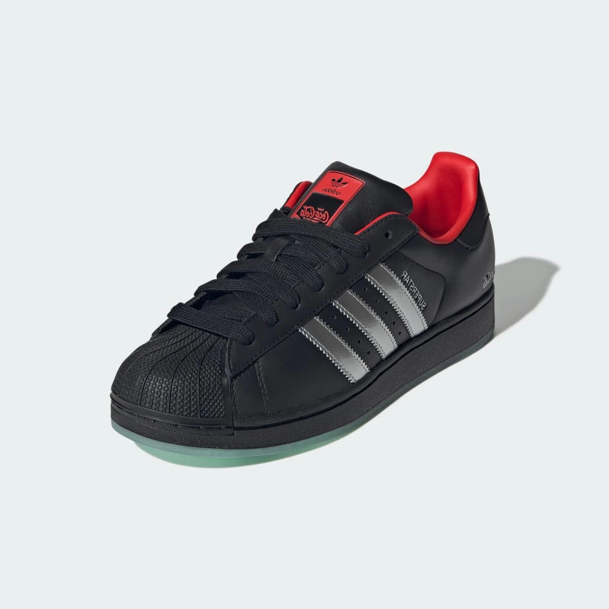 Overkicks - Adidas Superstar Coca-Cola Black (KH6891) - vista trasera