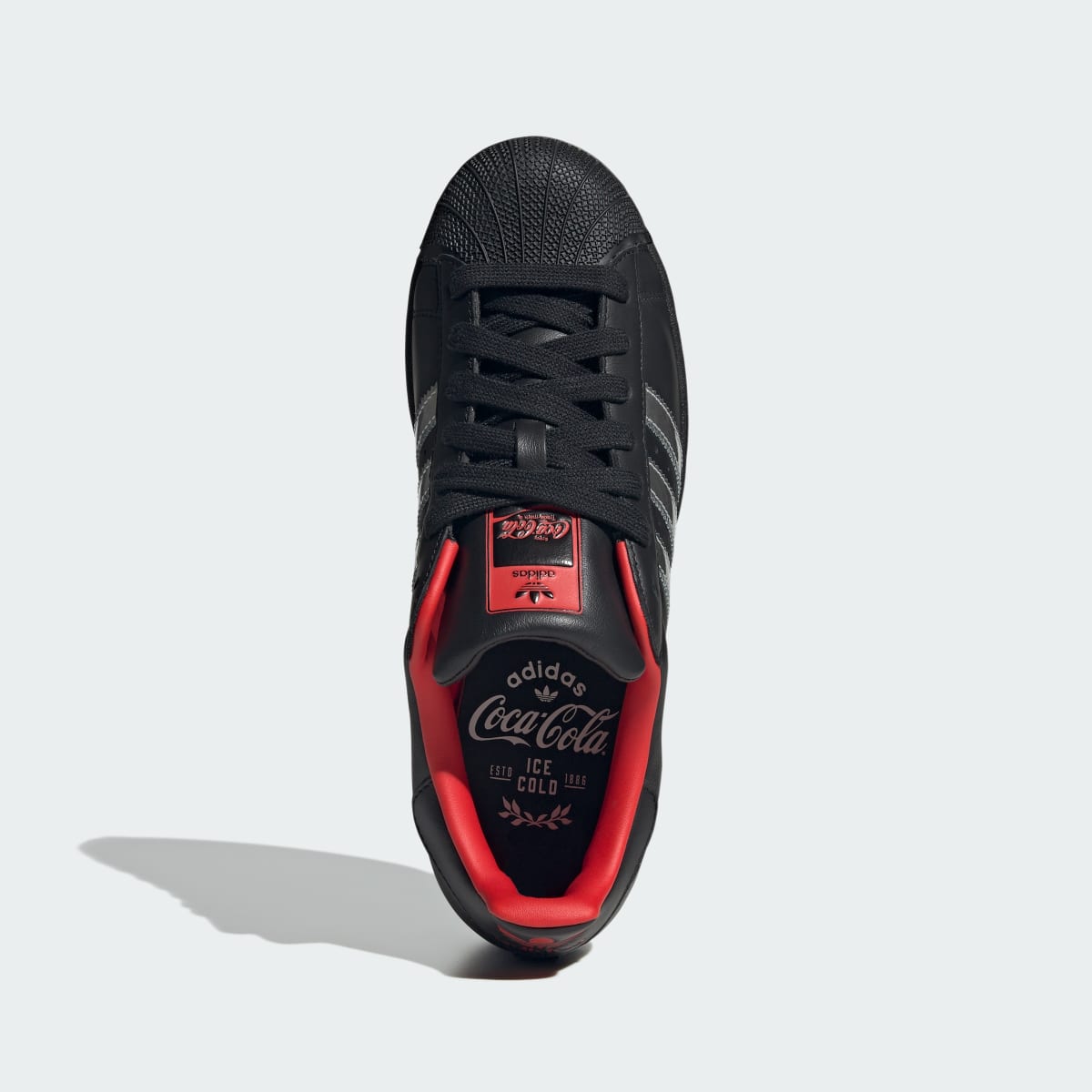 Overkicks - Adidas Superstar Coca-Cola Black (KH6891) - detalle suela